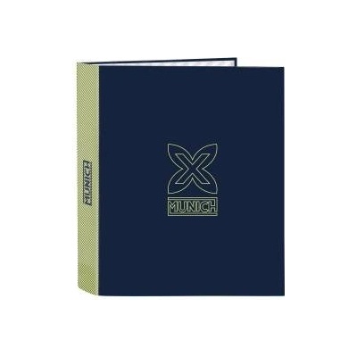 Munich Папка с пръстени Munich North Морско син A4 27 x 33 x 6 cm