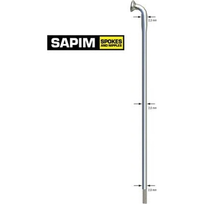 Drôt Sapim Strong 2 2 2,3 x 282 mm strieborný
