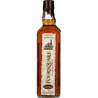 FOURSQUARE SPICED 37,5% 0,7 l (čistá fľaša)