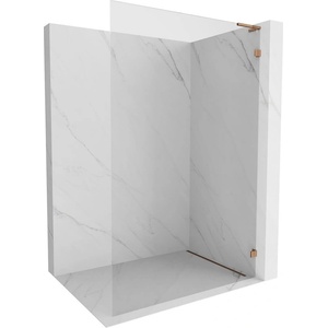 Mexen Lunar L душ параван Walk-in десен 60 x 200 см, прозрачен 8 мм, розово злато - 830L-060-000-60-00-P (830L-060-000-60-00-P)