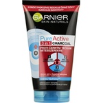 Garnier 3в1 150мл активен въглен против черни точки