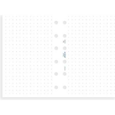 Filofax Poznámkový papier, bodkovaný, biely, 30 listov náplň vreckových diárov