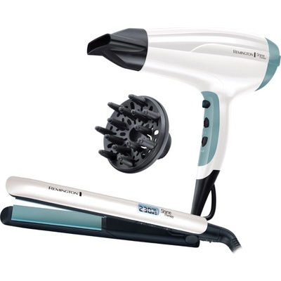 Remington Shine Therapy + difuzér + žehlička kozmetická sada