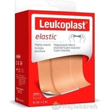 Leukoplast elastic náplasť na rany 6 cm x 1 m pás 1 x 1 ks