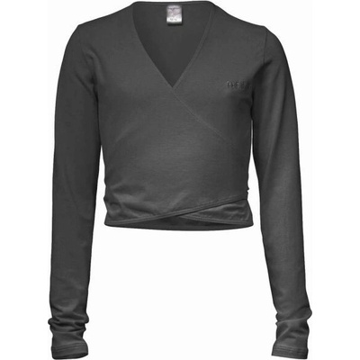 Papillon Cross-over Long Sleeves baletní svetr černá