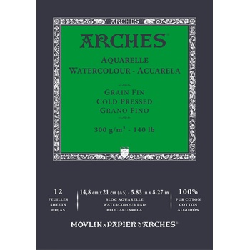 ARCHES Watercolour Cold Pressed Скицник 12 148 x 21 cm 300 g (A1795090)