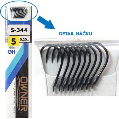 OWNER Návazce na plavanou S-344 vel.5 0,20mm 65cm