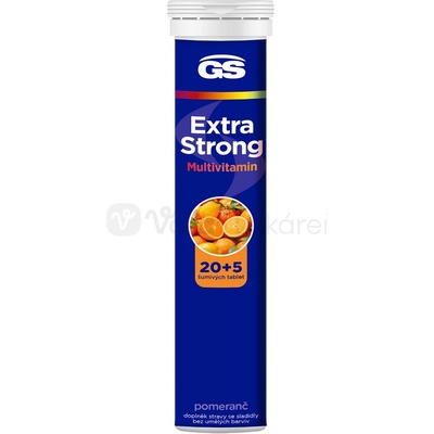 GS Extra Strong Multivitamín pomaranč 25 tabliet