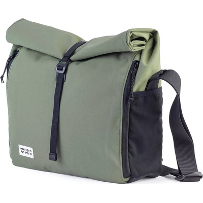 MeroMero Чанта за рамо Meromero Norrebro Messenger Shoulder bag - Cypress Green / Black - размер 10-20 l (510-5626-0211)