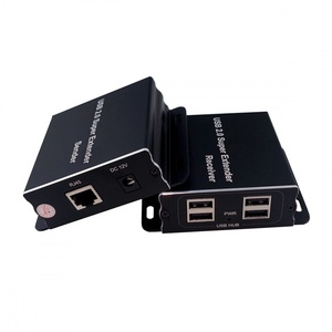 Estillo USB Extender (усилвател) ESTILLO ASKHU04-USB 1x4, усилва USB сигнал до 100 м по UTP кабел CAT5e/6 (ASKHU04-USB1X4)