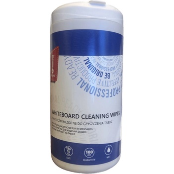 MEMOBE Čistící vlhčené ubrousky na bílé tabule 100 ks