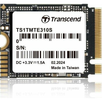 Памет SSD 512GB, Transcend MTE310S, NVMe, М. 2 (2230), скорост на четене до 3300MB/s, скорост на запис до 1700MB/s (TS512GMTE310S)