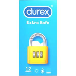 Durex Extra Safe - безопасен презерватив (12 бр. ) - lovesexshop
