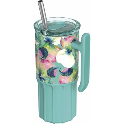 Quokka Termohrnek Umi s brčkem 720 ml garden