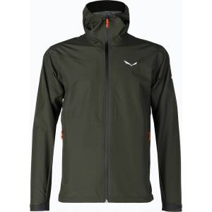 Salewa Мъжко дъждобранно яке Salewa Puez Aqua 4 PTX 2.5L тъмно маслинено/0910