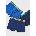 Enrico Coveri 3PACK боксерки за момчета Royal Blu (3pEB4172_box)