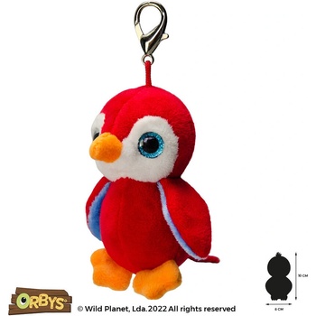 Wild Planet Ключодържател Папагал 10см, Wild Planet (K8180)