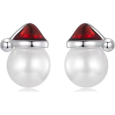 GRACE Silver Jewellery Stříbrné vánoční náušnice E-BSE1094/340