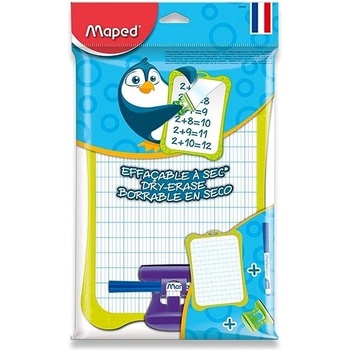Maped Stíratelná tabulka bílá s příslušenstvím mix barev
