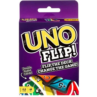 Mattel Uno Flip игра с карти с инструкции на унгарски език (GDR44)