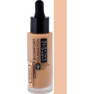 Gabriella Salvete Correct & Comfort Tekutý make-up pro bezchybný a přirozený vzhled 103 Beige 29 ml