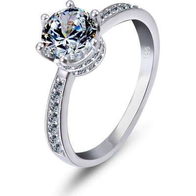 Silenti Jewelry Сребърен пръстен "Корона" - 9 - 59.5мм (19.1мм диам. )