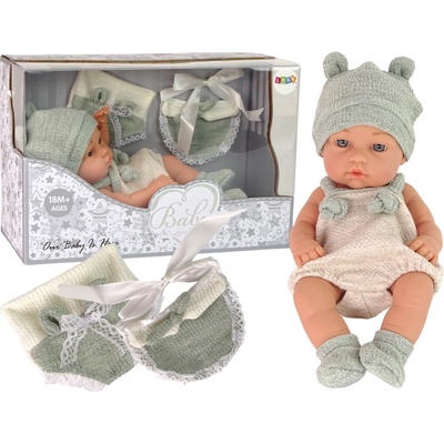 LEAN TOYS Malá Sweet baby 30 cm zelená