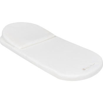 KikkaBoo Матрак с възглавница за кош за новородено KikkaBoo - Airknit White, 80 х 35 cm (31107010016)