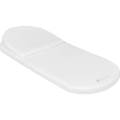 KikkaBoo Матрак с възглавница за кош за новородено KikkaBoo - Airknit White, 80 х 35 cm (31107010016)