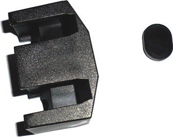 Plotová příchytka PVC černá pro panel 3D