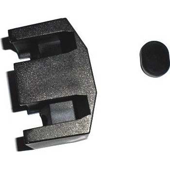 Plotová příchytka PVC černá pro panel 3D