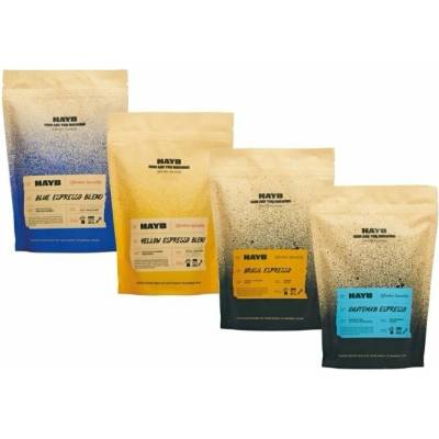 HAYB Espresso Starter Pack mletá 4 x 250 g