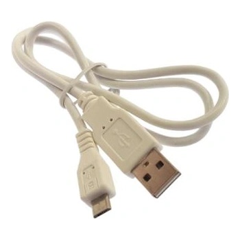 ASTRA Кабел USB - Micro USB 0.6m бял