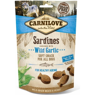 Carnilove Dog Semi Moist Snack Sardines enriched with Wild garlic 200 g