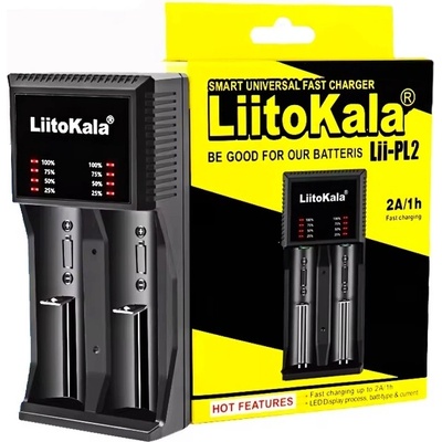 LiitoKala Univerzální nabíječka baterií a akumulátorů AAA 18650 Lii-PL2