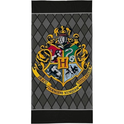 DETEXPOL Osuška Harry Potter black 70x140 cm