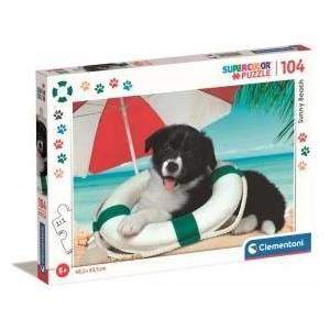 Clementoni Puzzle 104 Super Color Sunny Beach - mallbg - 25,19 лв