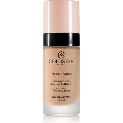 Collistar Impeccabile Long Wear Foundation dlhotrvajúci make-up SPF15 3N Natural 30 ml