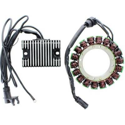 ELECTROSPORT vinutí alternátoru (stator) HARLEY DAVIDSON XL SPORTSTER 883/1200 (85-91) HIGHPOWER (3fázový+regulátor napětí v kompletu)
