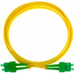 Conneu Оптични пач корди SC-APC - SC-APC сингъл мод, дуплекс, 2 мм кабел, 15м (CNFJ-SCASCAOS2DYE2mm-15)