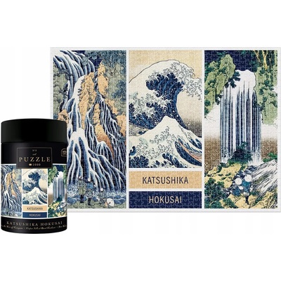 Interdruk - Puzzle Hokusai: Waterfall Waves ART - 1 000 piese