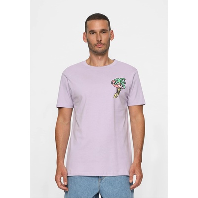 Mister Tee Тениска Flamingo T-Shirt Round Neck lilac XXLUB-MT550-00145 - Тъмносив, размер M