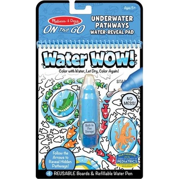 Image 1 of Melissa & Doug - Комплект за рисуване с вода - Подводни пъте (40179)