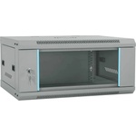 vidaXL Мрежов кабинет със съхранение Сив 60 x 35 x 28 см Стомана (42017633)