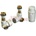 THS Thermostyle Сет за лира CAYMAN-5T WHITE THS 1/2"х16мм и 1/2"x15мм