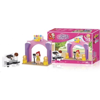 Sluban B0521 Hudební pódium s klavírem 109 ks