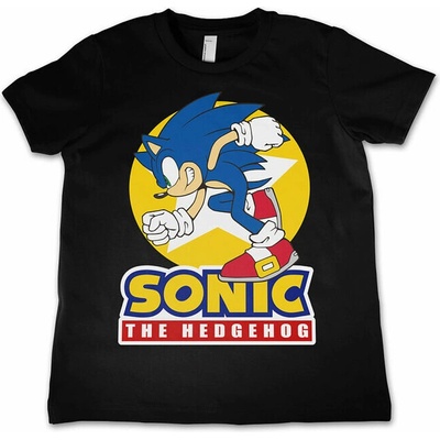 tričko HYBRIS Sonic the Hedgehog Black černá