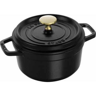 Staub Litinový hrnec s poklicí Cocotte, Ø 16 cm / 1,2 l, černá 1004057