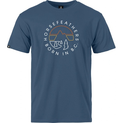 Horsefeathers Трико Line Circle - лунночно синьо Horsefeathers | Sin | МЪЖЕ | M