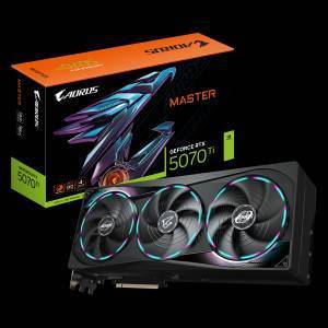Gigabyte AORUS GeForce RTX 5070 Ti MASTER 16G - OC Edition - graphics card - GeForce RTX 5070 Ti - 16 GB